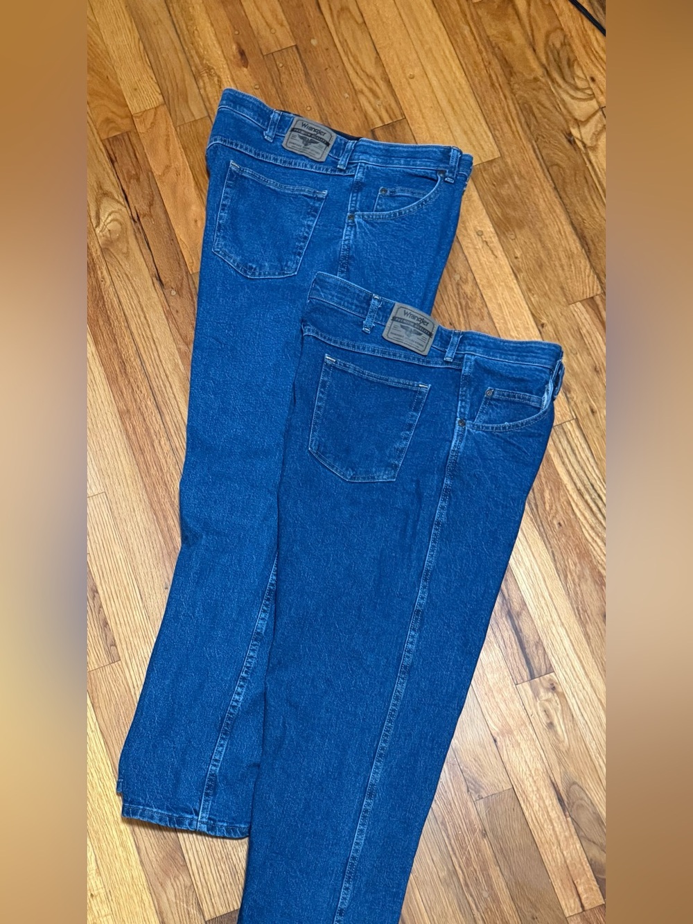 Wrangler Men's 10855WAQD Regular Fit Stretch 40x30 Blue Jeans Lot Of 2